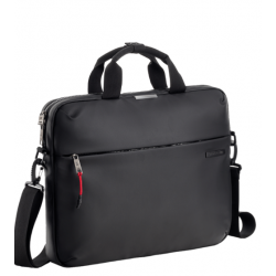 MIQUELRIUS ΤΣΑΝΤΑ ΜΕ ΧΕΡΟΥΛΙ LAPTOP 42x32x4cm 16 ΙΝΤΣΕΣ BAG TO WORK ΜΑΥΡΗ